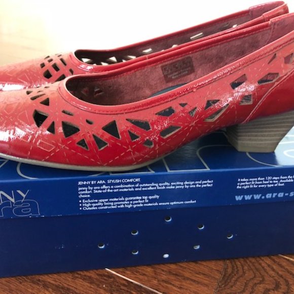 ARA Jenny Sharon Model US 8.5 size, , EU 39 size; red colour, NEW - Picture 7 of 16